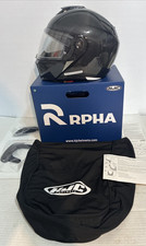 HJC RPHA 90S Carbon Balian Black Modular Helmet Clear Visor Storage Bag