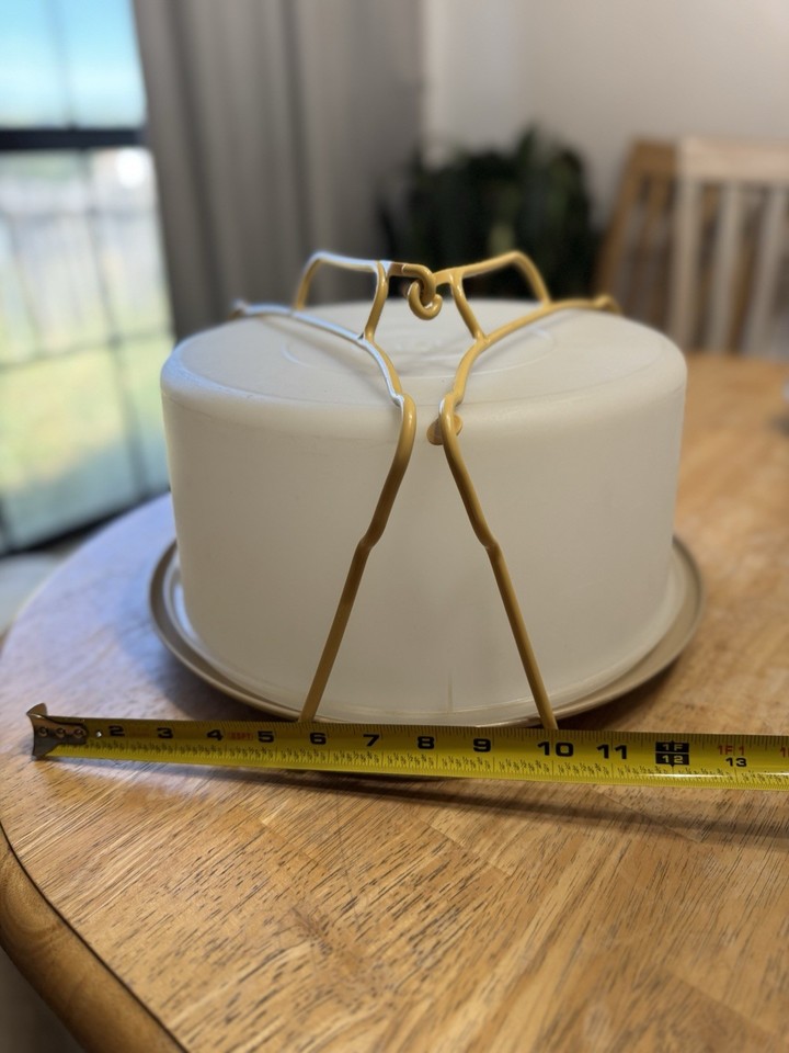 Vintage Tupperware Cake Taker 12” Round With Carry Handle | eBay