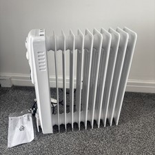 VonHaus Oil Filled Radiator 11 Fin with Timer 2500W