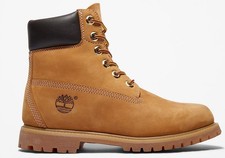 Image of Timberland Boots Premium 6-Inch Waterproof Wheat Nubuck Uk 12.5 - Eu 47.5 New
