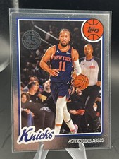 2025-26 Topps Flagship #80BK-95 Jalen Brunson New York Knicks Throwback Card