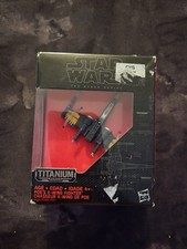 Star Wars Black Series Titanium Die Cast Vehicle  12 Poe's X-Wing Fighter