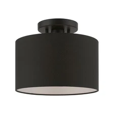 Livex Lighting - Bainbridge - 1 Light Small Semi-Flush Mount In Transitional