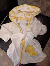 Infant 0/9 terry bath robe EUC