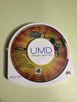 SpongeBob SquarePants: The Yellow Avenger (Sony PSP, 2006) - Cartridge UMD Only 