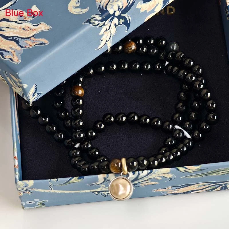 24" Lucky Brand Bead Stretch Bracelet Chic Women Party Vacation Jewelry 3Boxes - Image 2 of 4