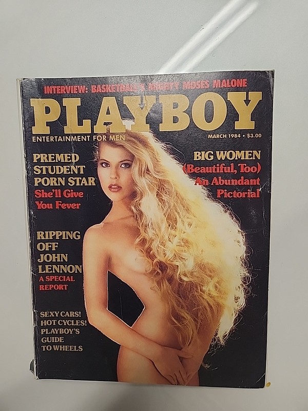 Playboy Magazine March 1984 Playmate Dona Speir Bridgette Monet Big Women 