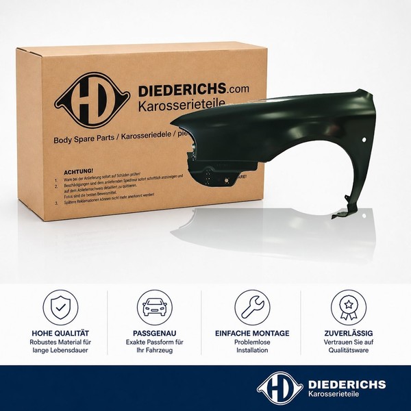 KotflÜGel Vorne Rechts Diederichs 7830006 FÜR Skoda Fender SeitenflÜGel-image