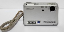 Sony Cyber-shot DSC-T3 5.1MP Digital Camera - Silver for sale