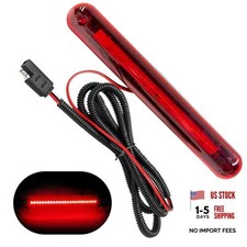 Third Brake Light, 12V Waterproof High Mount Vehicle Stop Lights Assembly with