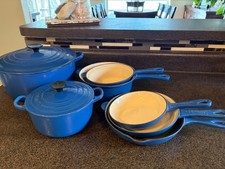vintage le creuset blue bell