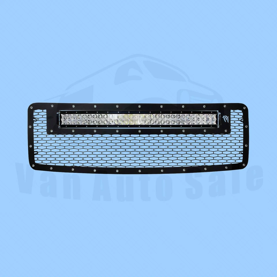 Rejilla LED con barra de luz 30 RDS RÍGIDA para Ford F-150 2013-2014 Foto 2 de 2