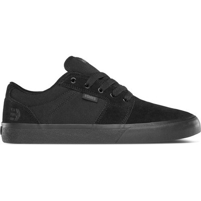 Men's Black Skate Shoes, Barge LS, Size 8.5 US, Triple Black Colorway
