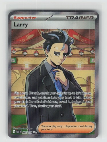 Larry Holofoil Paradox Rift [PAR - 235/182] Pokemon NM