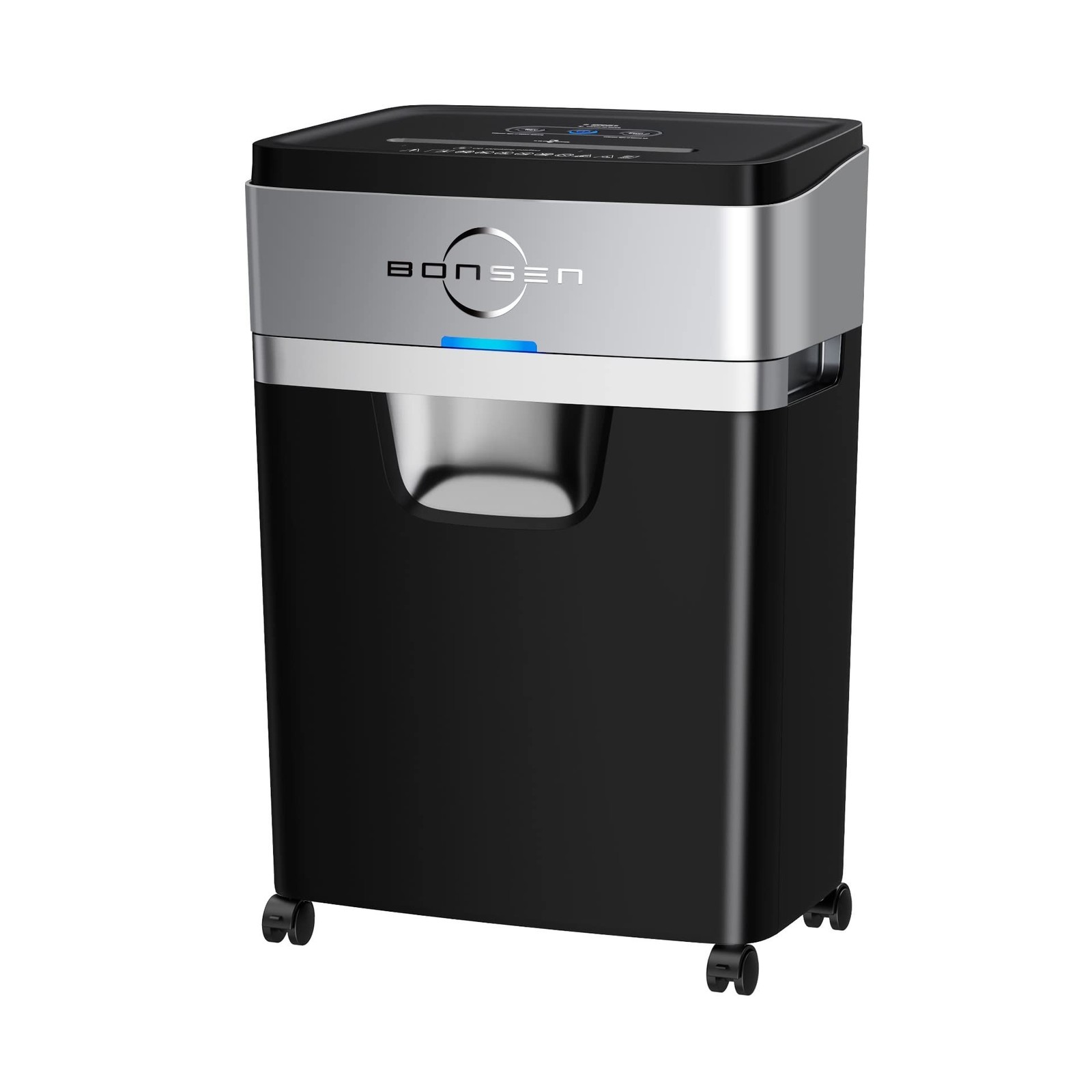 BONSEN 20-Sheet Cross-Cut P-4 High Security Heavy Duty Paper Shredder