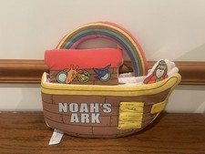 Vintage 2008 Baby  s First Book Club Fabric Book Noah  s Ark