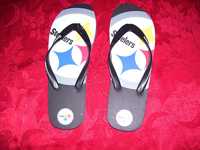 steelers flip flops womens