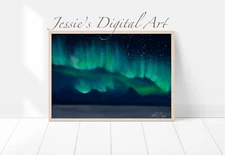 landscape Art Printable Wall Art,Digital Print Instant Download PNG & Copy print