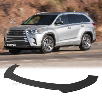 For Toyota Highlander XSE Sport Car Front Bumper Lip Splitter Spoiler Body Kits