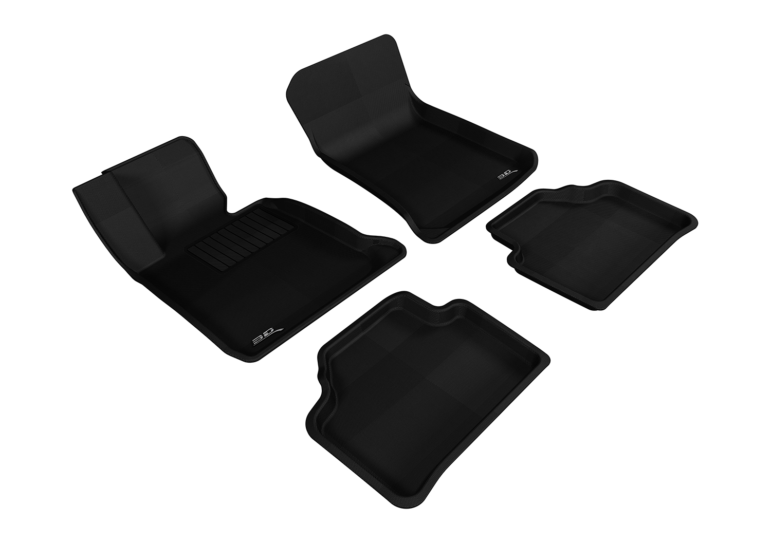 3D Rubber Floor Mats Fits BMW E84 E 84 X1 + Rubber Mats + NONSLIP