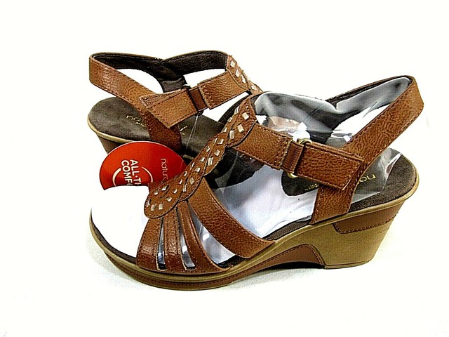 Natural Soul Women's Riddick Strappy Brown Sandals,US Size 7,Medium,New | eBay