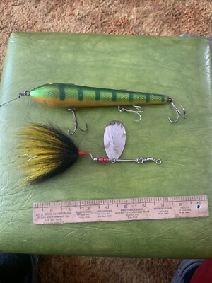 8” Musky Muskie Hard Wood Floating Jerkbait Lure Tackle Plus