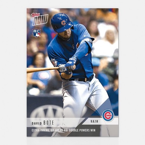 2018 Topps Now 695 David Bote