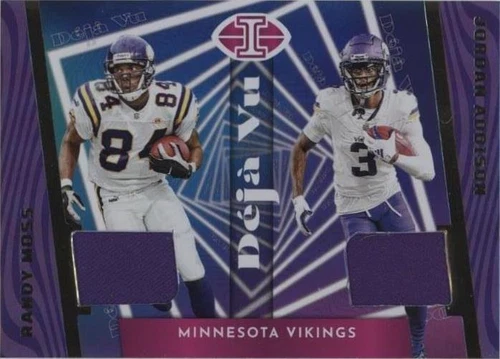 2023 Panini Illusions Jordan Addison Randy Moss #DV-MA