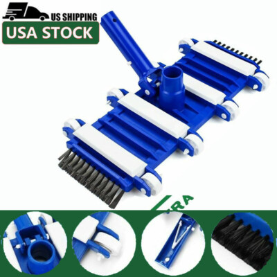 14 inch Flexible Weighted Swimming Pool Vacuum Head with Wheels & Brushes
