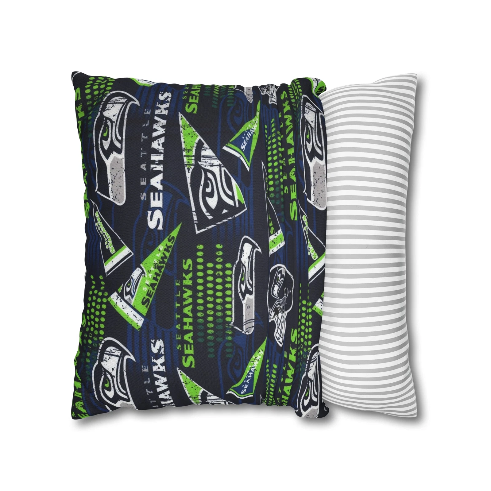 Seattle Seahawks Spun Square Pillowcase