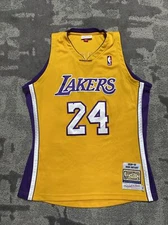 Kobe Bryant Jersey LA Lakers gold NBA finals 2008-09 Authentic Size L