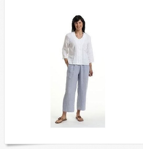 NEW SUMMER FLAX LINEN FLOOD PANTS 