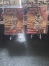 2022 Donruss Elite DK METCALF #FT20 Full Throttle Green Foil Pink AJ Brown #FT22
