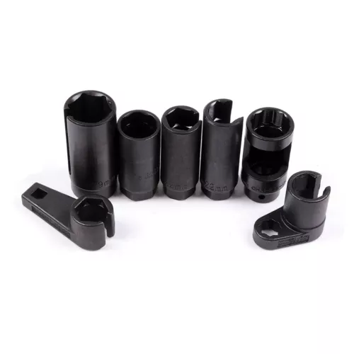 7Pcs Oxygen Sensor Socket Set Sensor Oil Pressure Sending Unit Removal Tool US - Picture 3 of 12