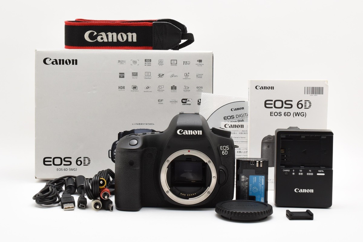 Canon EOS 6D 20.2MP Digital SLR Camera Black From Japan | eBay