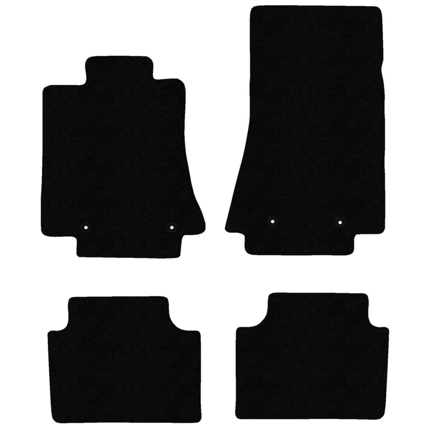 Tapis de sol velours AF07-1 cuir bleu pour Alfa Romeo Giulia depuis 2016