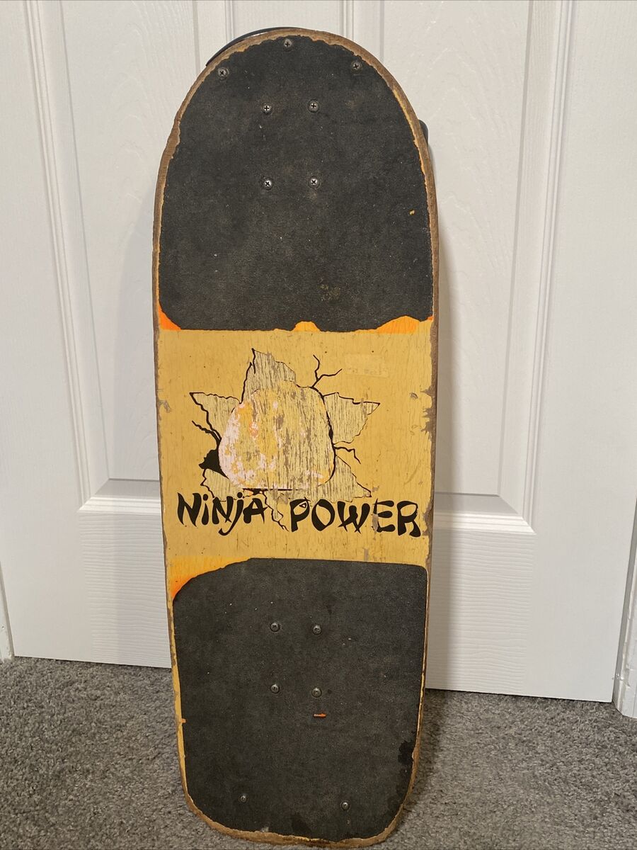 Vtg 1980s Concave Skateboard Ninja Power 80s Street Ramp Vtg 1980s Concave Skateboard Ninja Power 80s Street Ramp