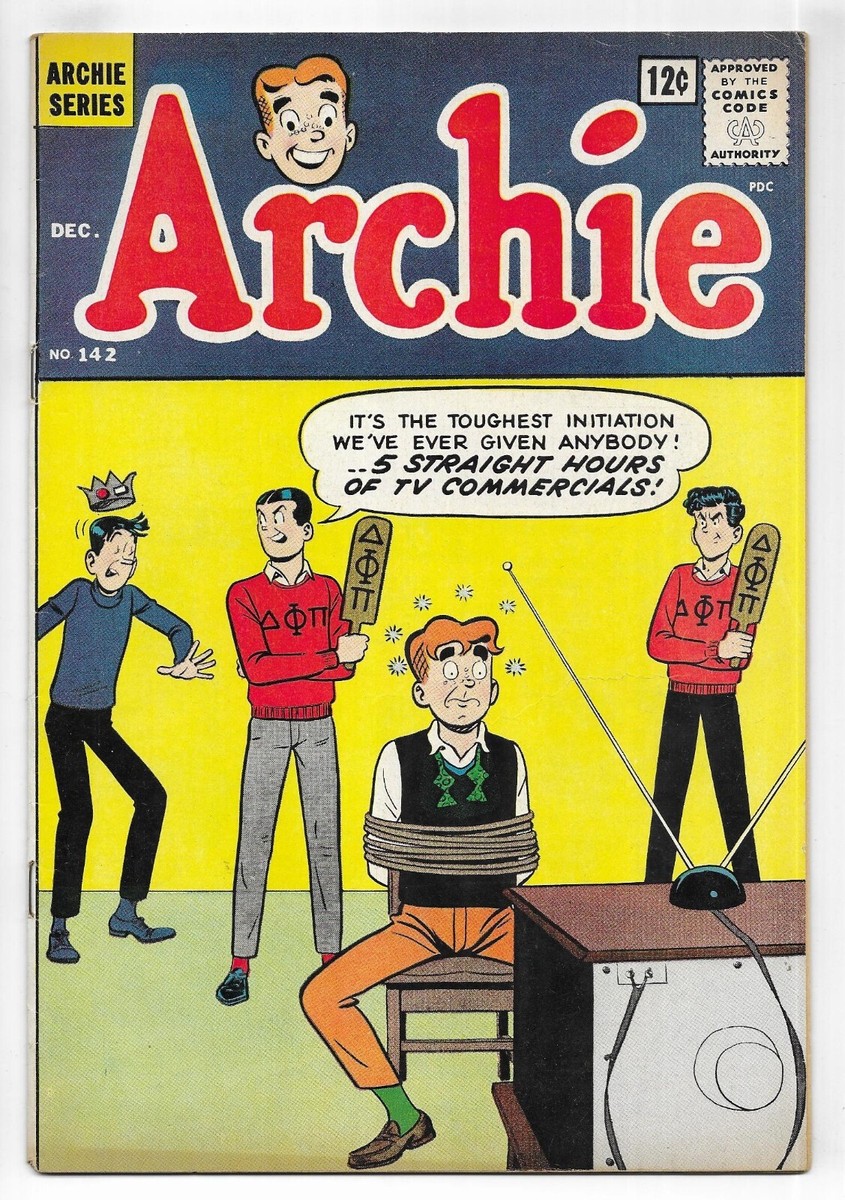 ARCHIE COMICS #142 SILVER AGE COMIC BOOK Jughead Betty