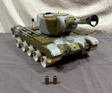 Vintage 1960s REMCO Bulldog Large 15" Long Battery Powered Tank Fast Shipping
