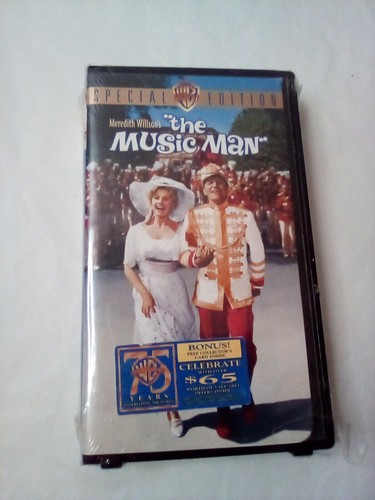 The Music Man VHS Special Edition with Collector's Card Inside New - Picture 2 of 8