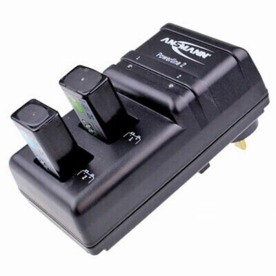 Ansmann Powerline 2 9V PP3 Nimh Einstecken Akku Ladegerät Batterie