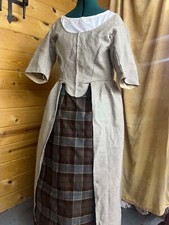 Reenactment Tartan Dress bust size 30-48