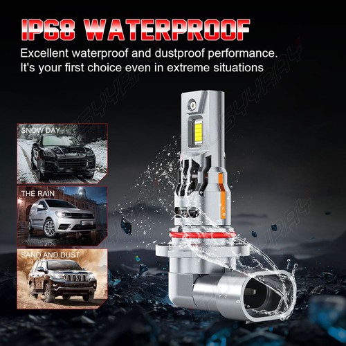 For BMW S1000R 2014 2015 2016 2017 4pcs 9005+H7 LED Headlight Bulbs 6000K White - Picture 5 of 12