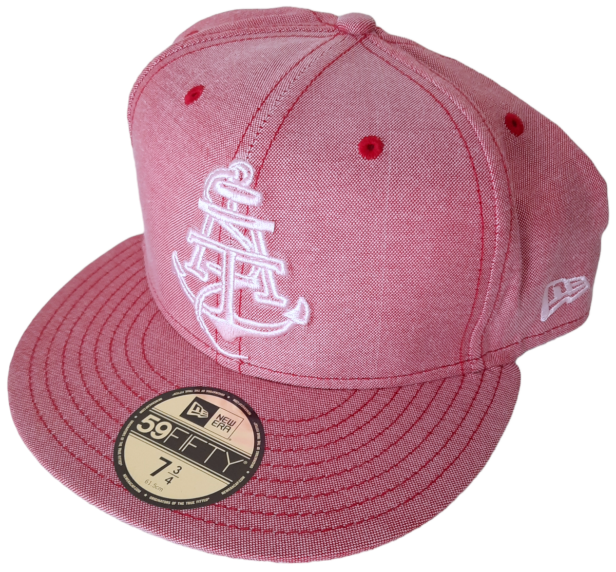 NWT New Era 59Fifty Amongst Friends Anchor Chambray Fitted 
