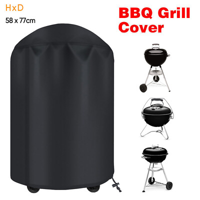 Rund BBQ Grillabdeckung Kugelgrill Grill Abdeckhaube Gasgrill Staubschutz 77cm