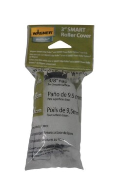 Wagner 0530200A SMART Edge Wool Paint Roller Cover 3/8 L x 3 W in.