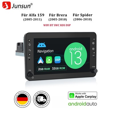 Für Alfa Romeo 159 Brera Spider Android 13 Autoradio Apple Carplay 32GB GPS NAVI