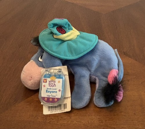 Vtg Shade Lovin EEYORE Plush Disney Winnie the Pooh Star Bean Fisher Price Tags - Picture 3 of 13
