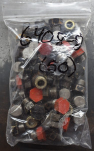 O-Ring Plug Hex Head Lot (USED) 6408 - 8 [Qty 50]; #8 SAE/ORB, 3/4-16 UNF Thread