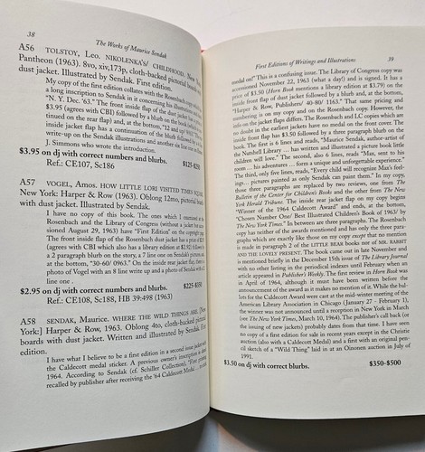 Joyce Y Hanrahan WERKE VON MAURICE SENDAK 1947-1994, Bibliographie - Bild 5 von 5